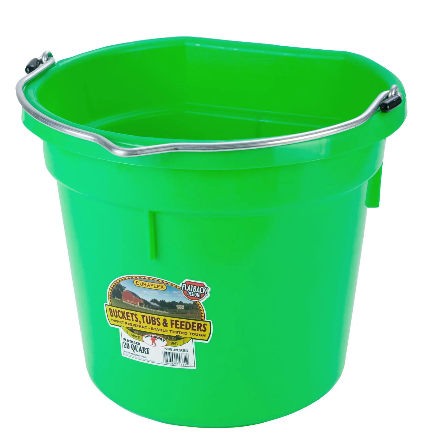 Flat Back Plastic Bucket - Image 12