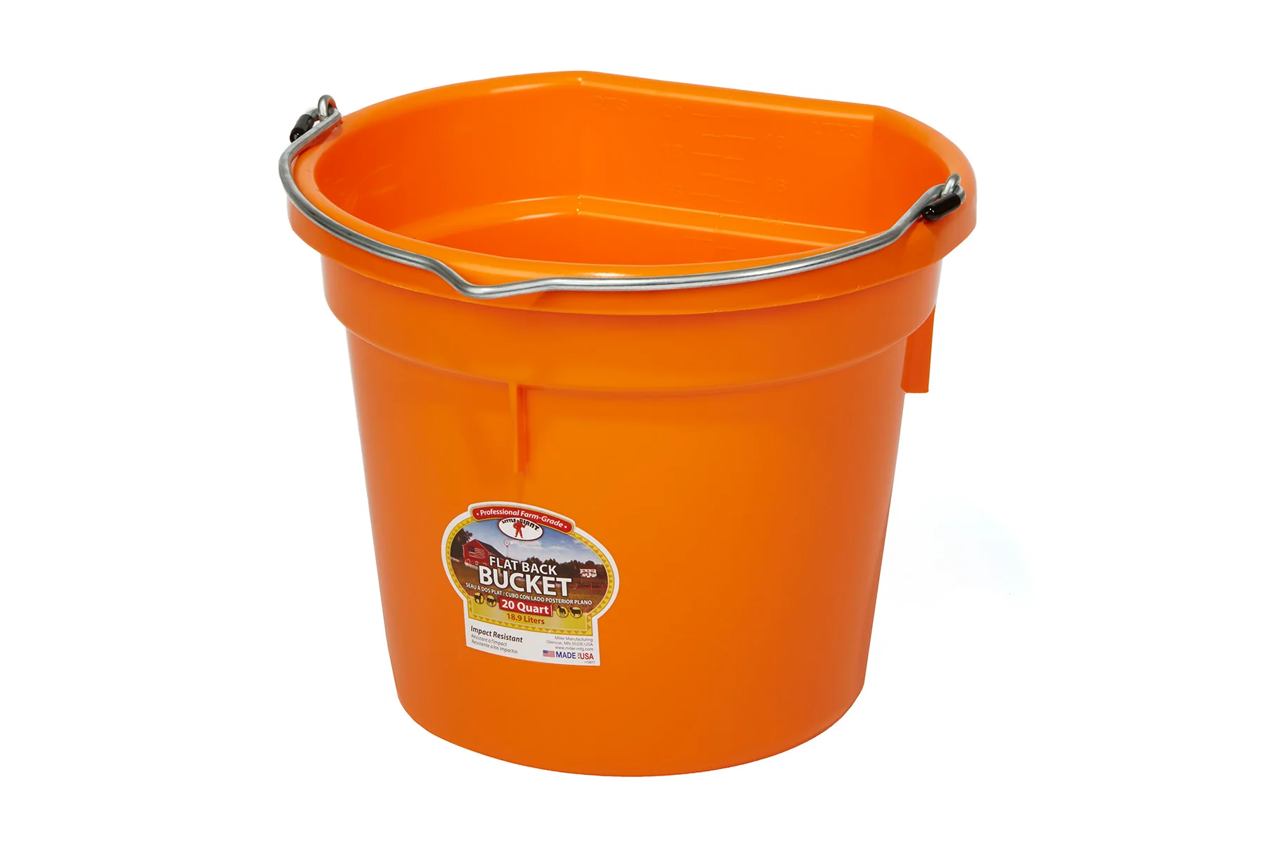 Flat Back Plastic Bucket - Image 14