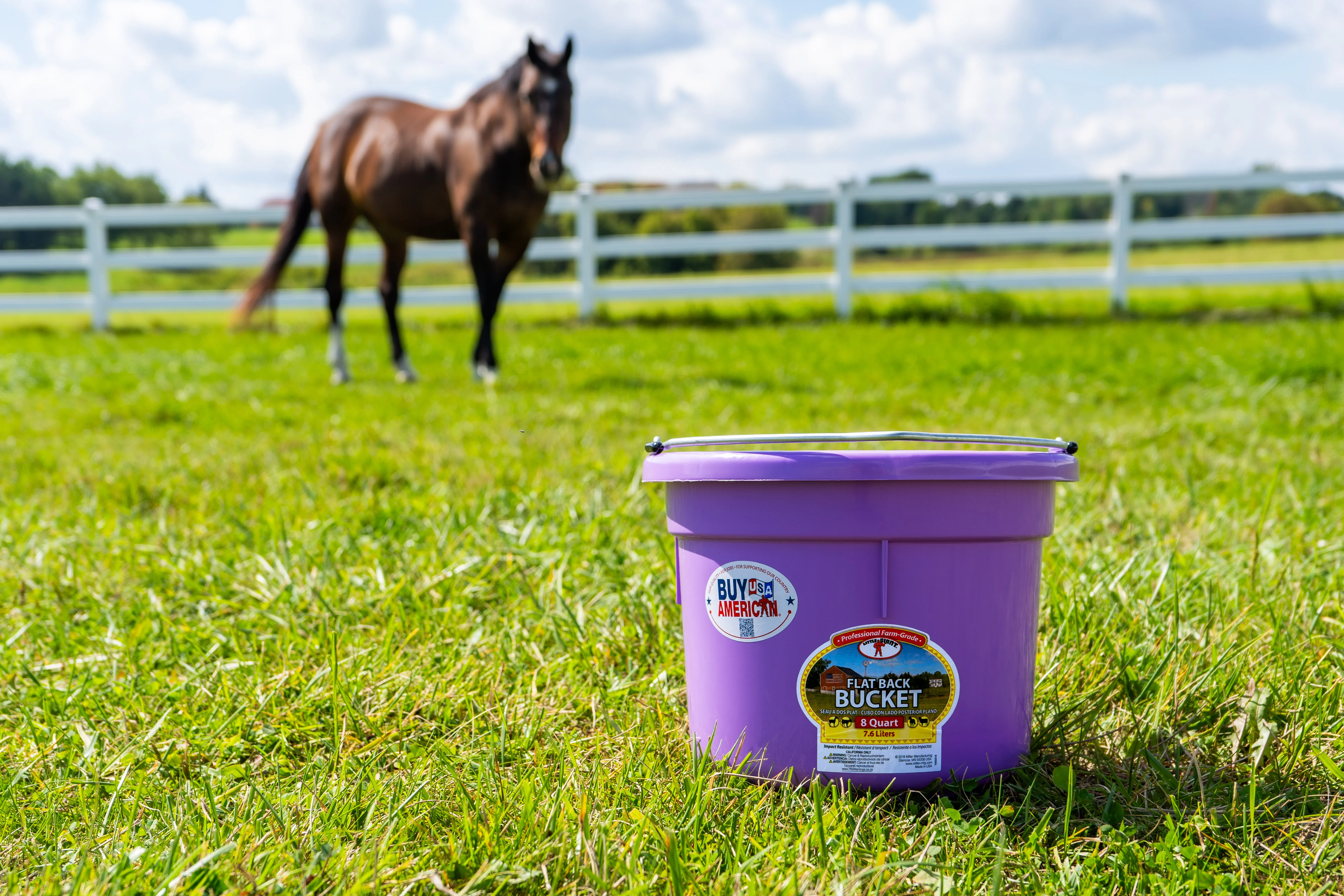 Flat Back Plastic Bucket - Image 4