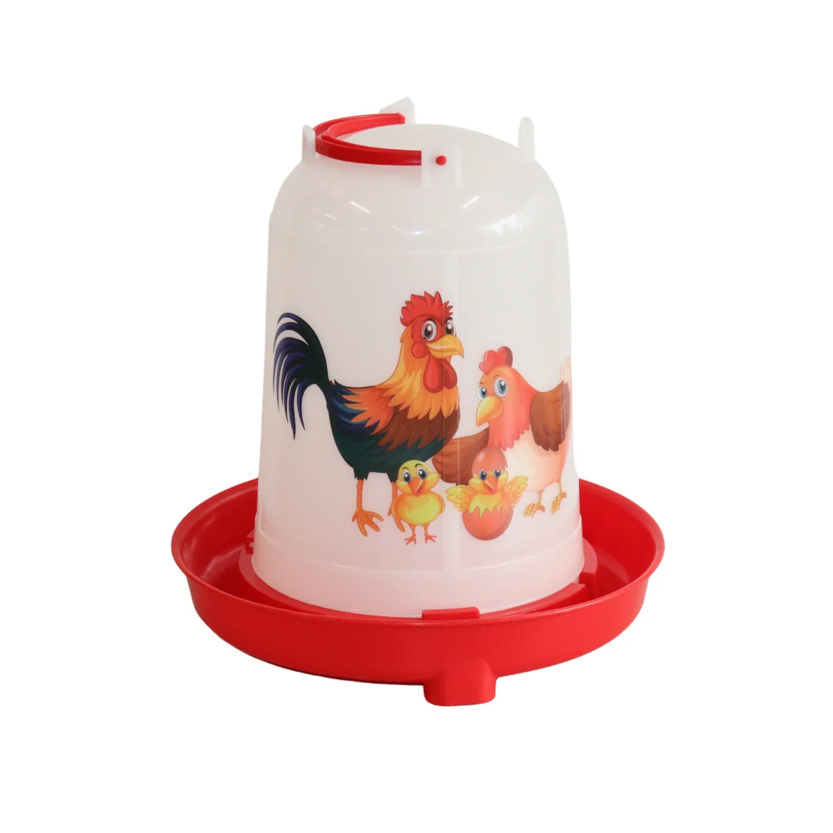 Illustrated Poultry Waterer with Legs - Image 2