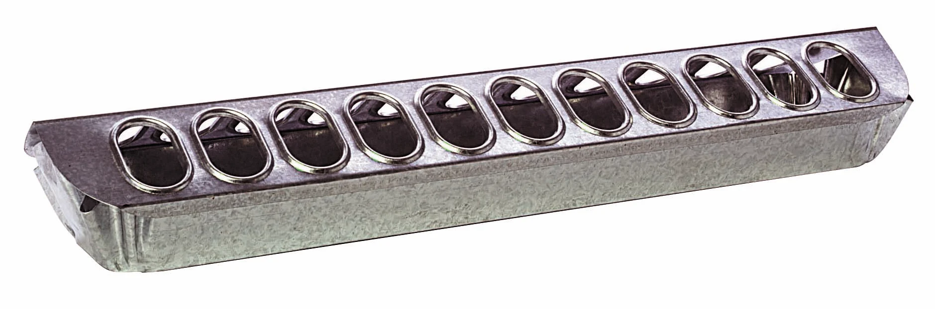 Metal Slide-Top Poultry Ground Feeder - Image 2