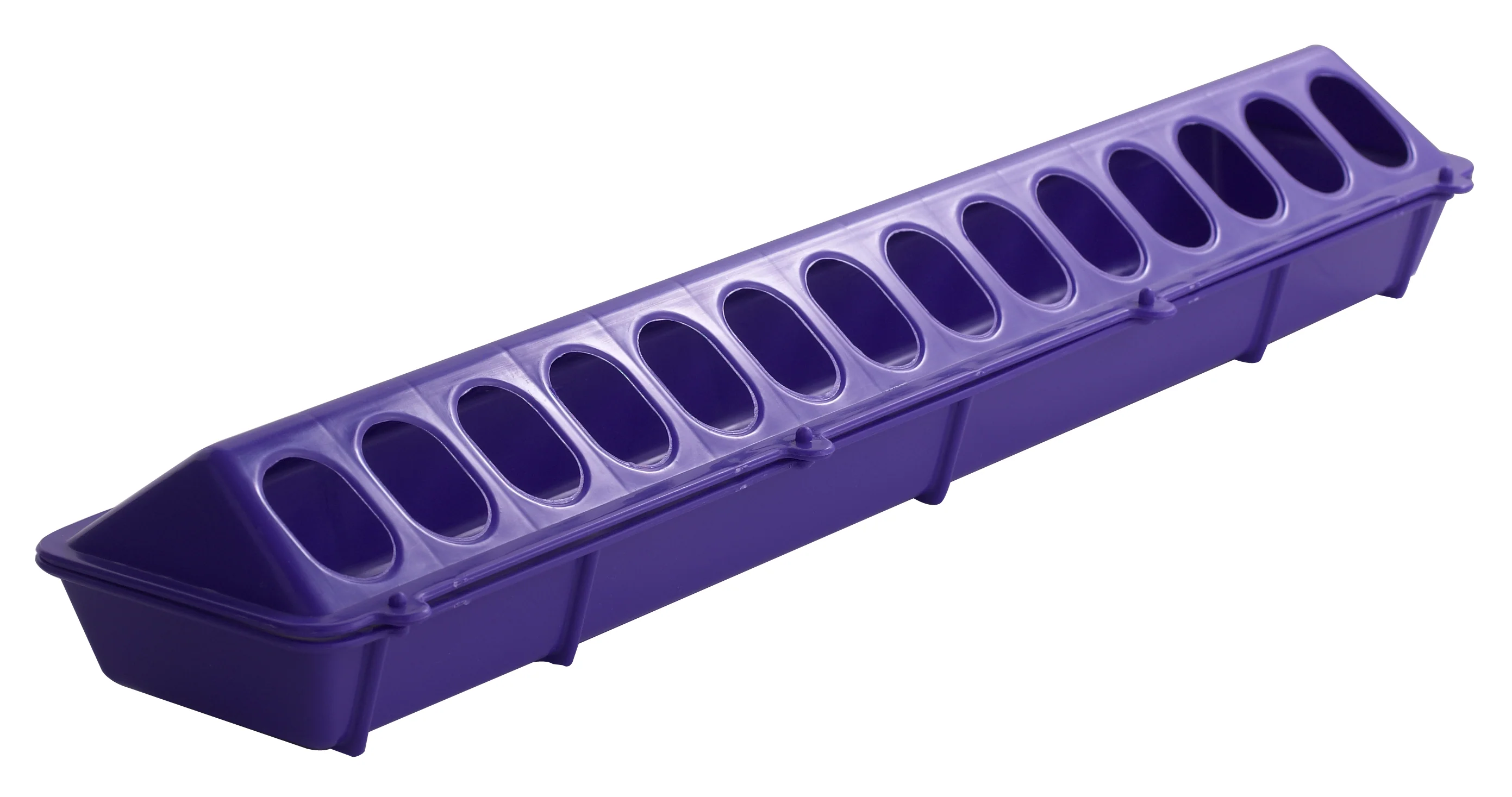 20 Inch Plastic Flip-Top Poultry Ground Feeder - Image 3