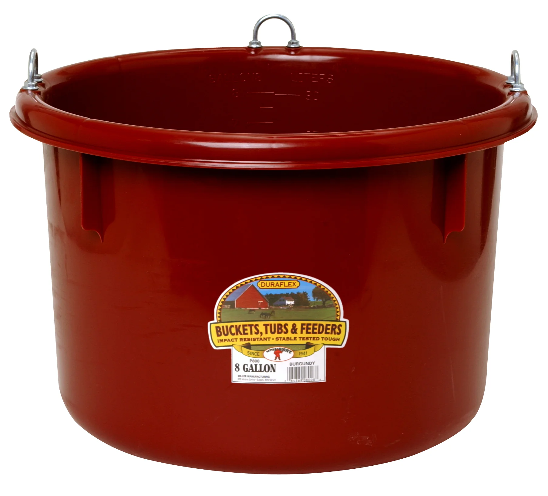 8 Gallon Plastic Round Feeder - Image 3