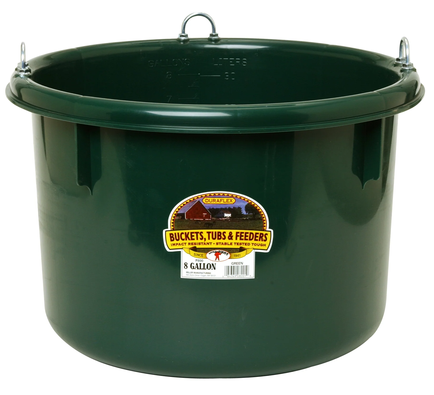 8 Gallon Plastic Round Feeder - Image 4