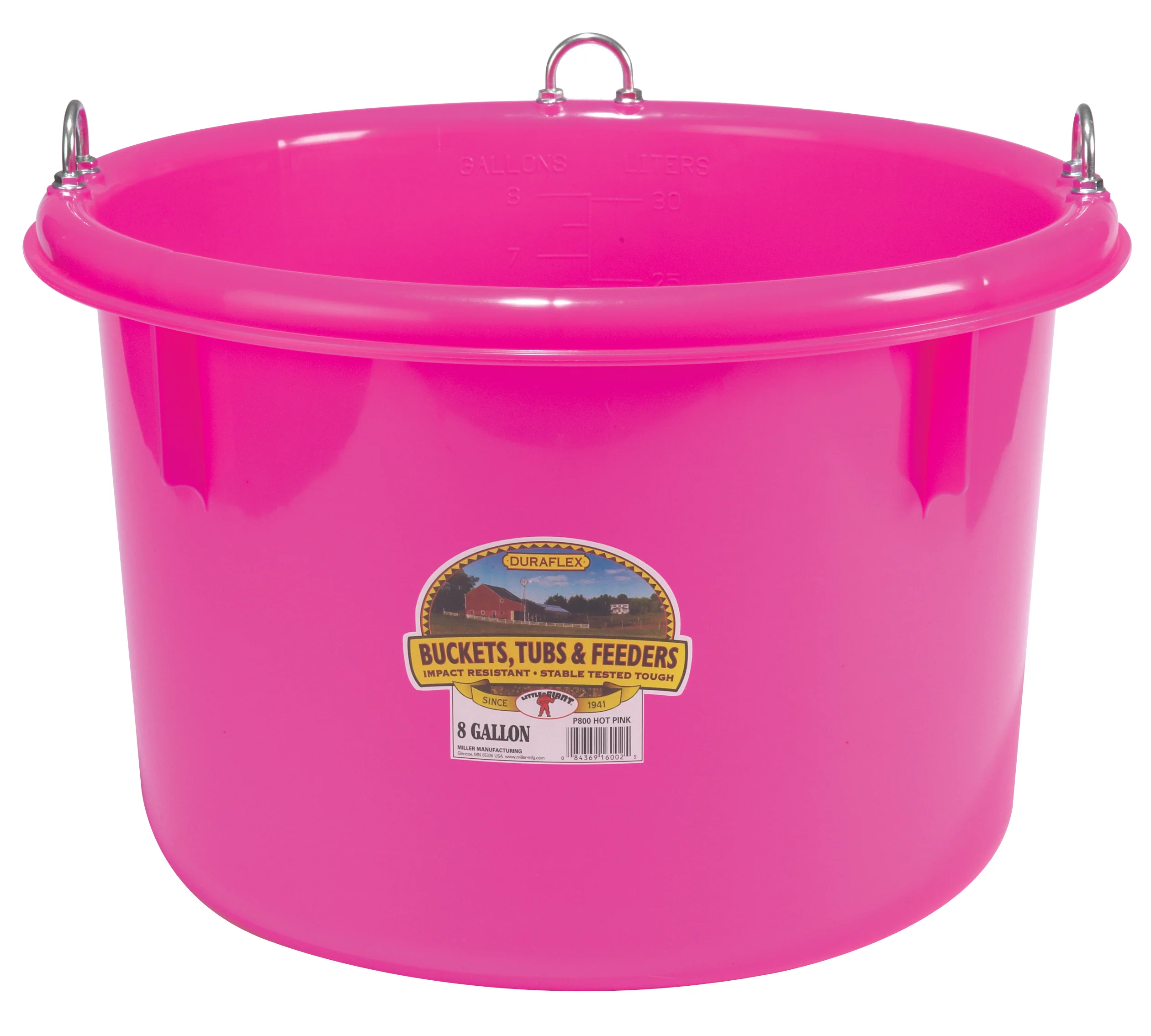 8 Gallon Plastic Round Feeder - Image 5