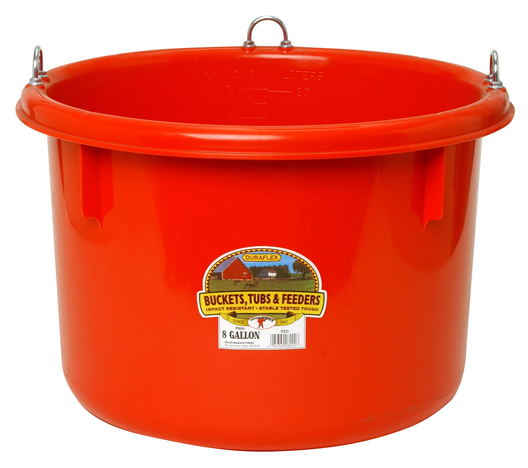 8 Gallon Plastic Round Feeder - Image 8