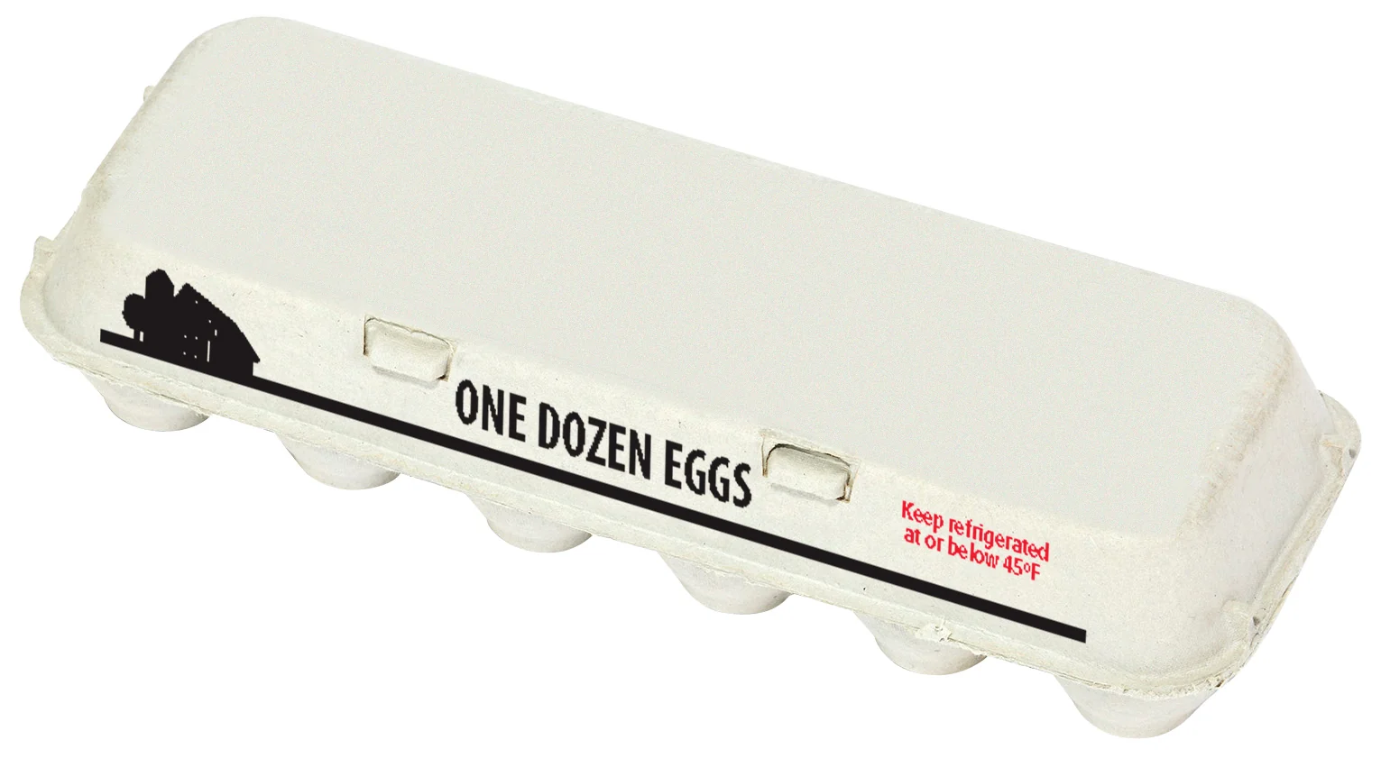 Solid Top Egg Carton